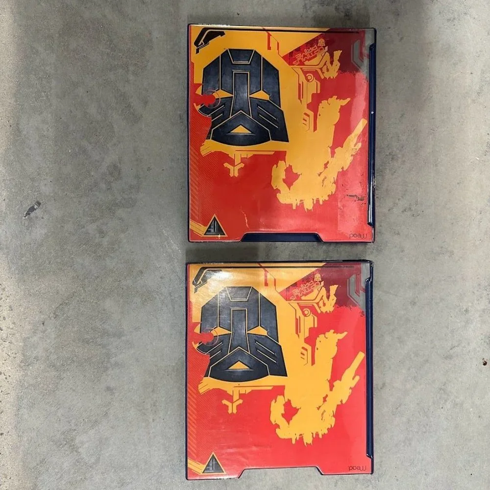 VintageTransformers Megatron Decepticons Optimus Prime 3 Ring Binders (2) Hasbro